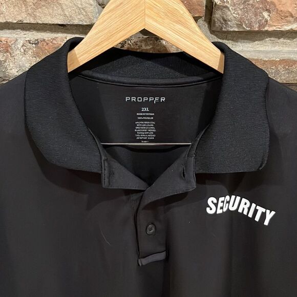 Propper Black Security Polo - Picture 2 of 6